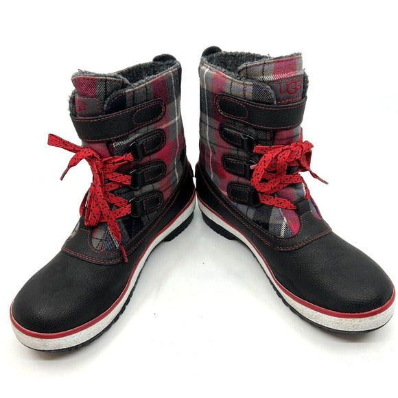 UGG Australian Women's Decatur Plaid Boots Size 6 Waterproof - Picture 2 of 6